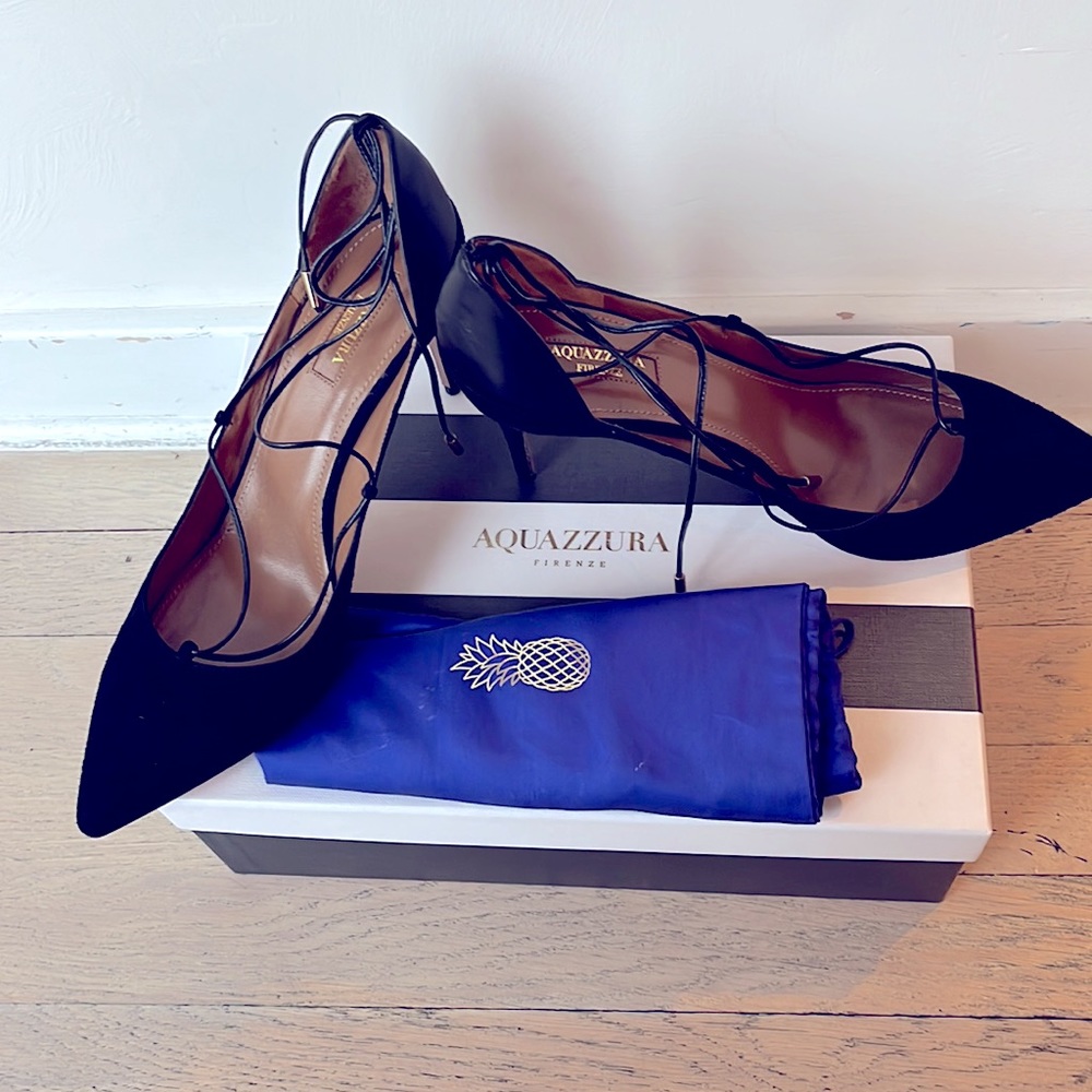 Aquazurra women’s shoe, size 40, black